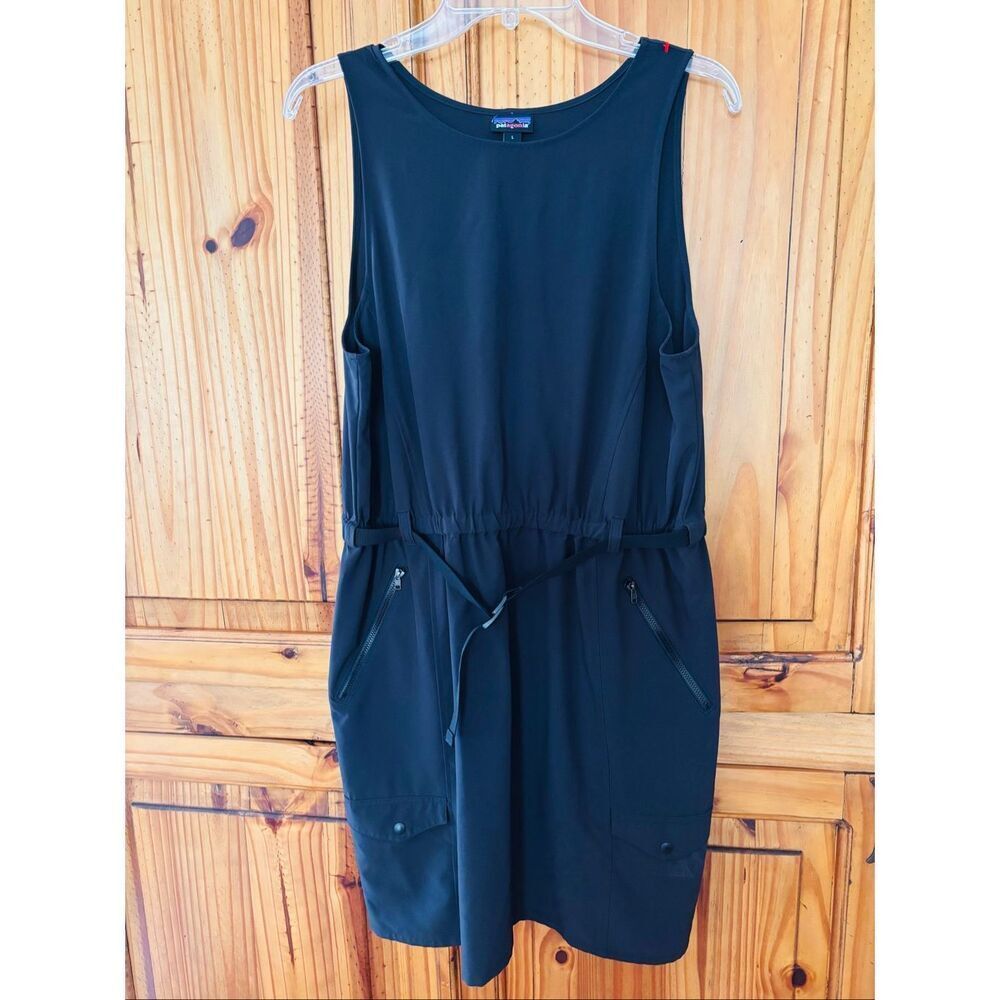 Patagonia Fleetwith Basalt Black Dress